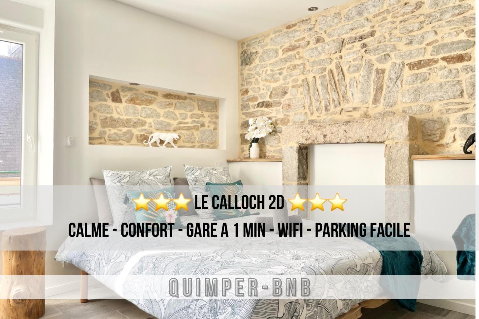 Le Calloch 2D - Studio 4 Etoiles - Quartier Gare - Wifi - Netflix Quimper Exteriör bild